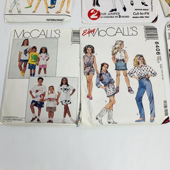 Lot Of 8 Vintage Sewing Patterns 1990s Simplicity McCall - Picture 4 of 7
